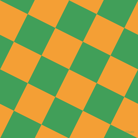 63/153 degree angle diagonal checkered chequered squares checker pattern checkers background, 121 pixel square size, , Yellow Sea and Chateau Green checkers chequered checkered squares seamless tileable