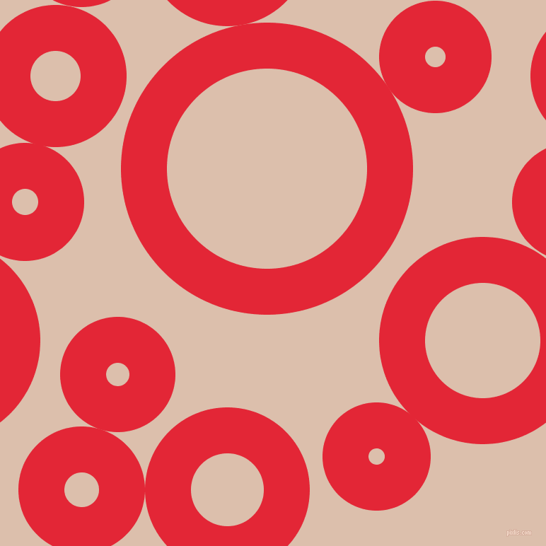 bubbles, circles, sponge, big, medium, small, 65 pixel line width, Alizarin and Just Right circles bubbles sponge soap seamless tileable