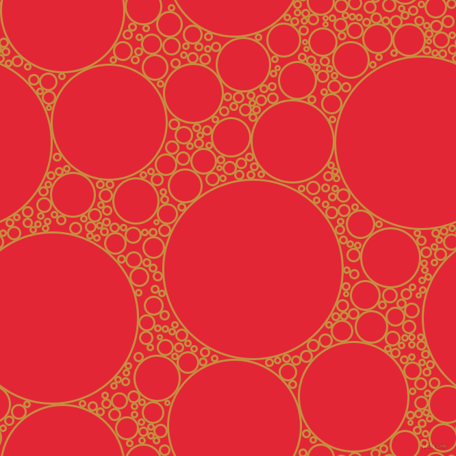 bubbles, circles, sponge, big, medium, small, 3 pixel line width, Anzac and Alizarin circles bubbles sponge soap seamless tileable