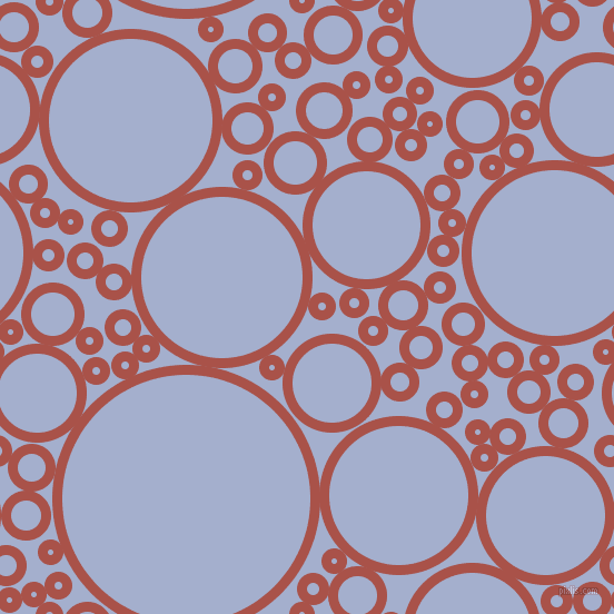 bubbles, circles, sponge, big, medium, small, 9 pixel line width, Apple Blossom and Echo Blue circles bubbles sponge soap seamless tileable