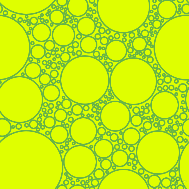 bubbles, circles, sponge, big, medium, small, 5 pixel line width, Apple and Chartreuse Yellow circles bubbles sponge soap seamless tileable
