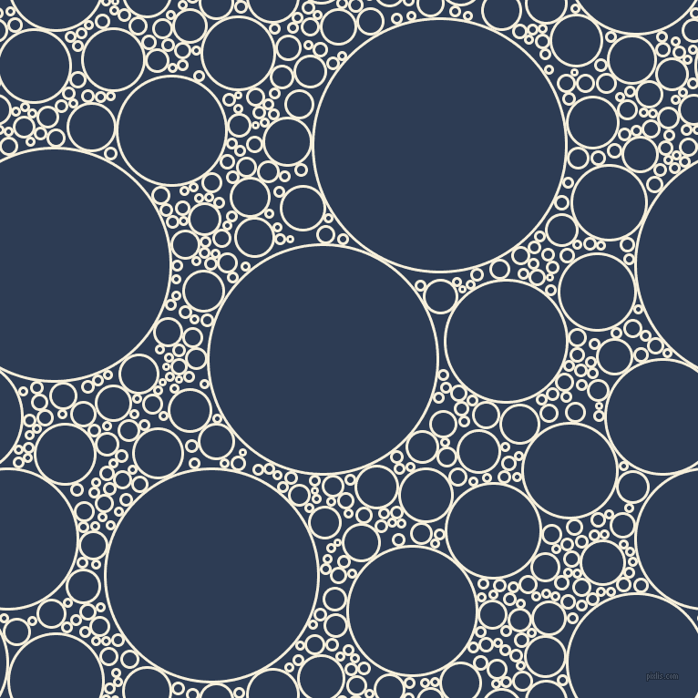 bubbles, circles, sponge, big, medium, small, 3 pixel line width, Apricot White and Madison circles bubbles sponge soap seamless tileable