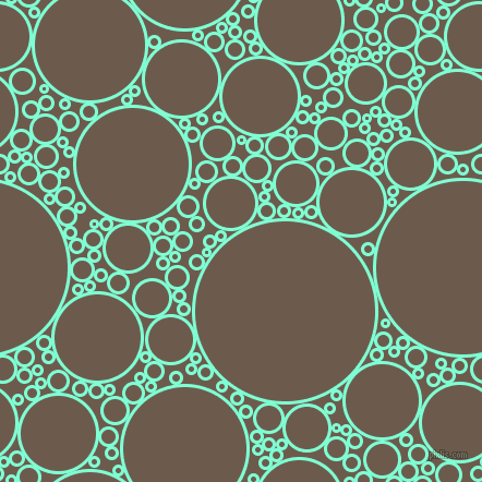 bubbles, circles, sponge, big, medium, small, 3 pixel line width, Aquamarine and Domino circles bubbles sponge soap seamless tileable
