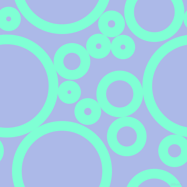 bubbles, circles, sponge, big, medium, small, 33 pixel line width, Aquamarine and Perano circles bubbles sponge soap seamless tileable