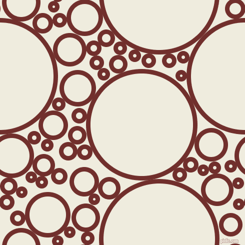 bubbles, circles, sponge, big, medium, small, 9 pixel line width, Auburn and Rice Cake circles bubbles sponge soap seamless tileable