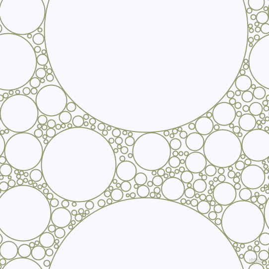 bubbles, circles, sponge, big, medium, small, 2 pixel line width, Avocado and Ghost White circles bubbles sponge soap seamless tileable