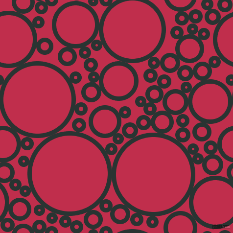 bubbles, circles, sponge, big, medium, small, 9 pixel line width, Aztec and Old Rose circles bubbles sponge soap seamless tileable