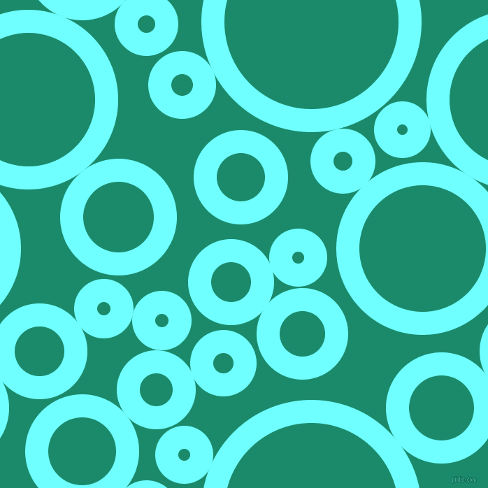 bubbles, circles, sponge, big, medium, small, 33 pixel line width, Baby Blue and Elf Green circles bubbles sponge soap seamless tileable