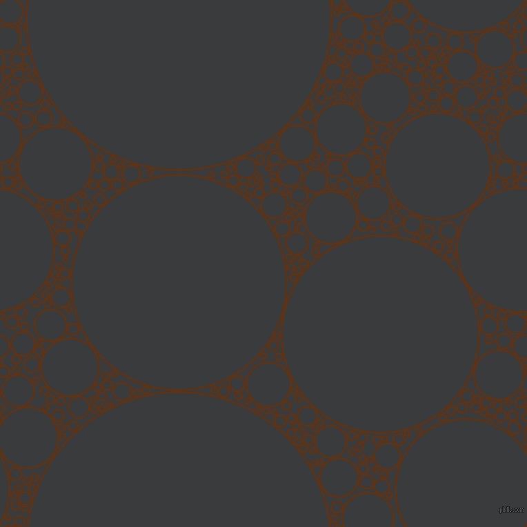 bubbles, circles, sponge, big, medium, small, 3 pixel line width, Baker