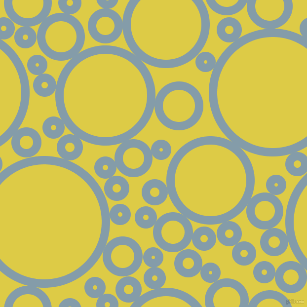 bubbles, circles, sponge, big, medium, small, 17 pixel line width, Bali Hai and Confetti circles bubbles sponge soap seamless tileable