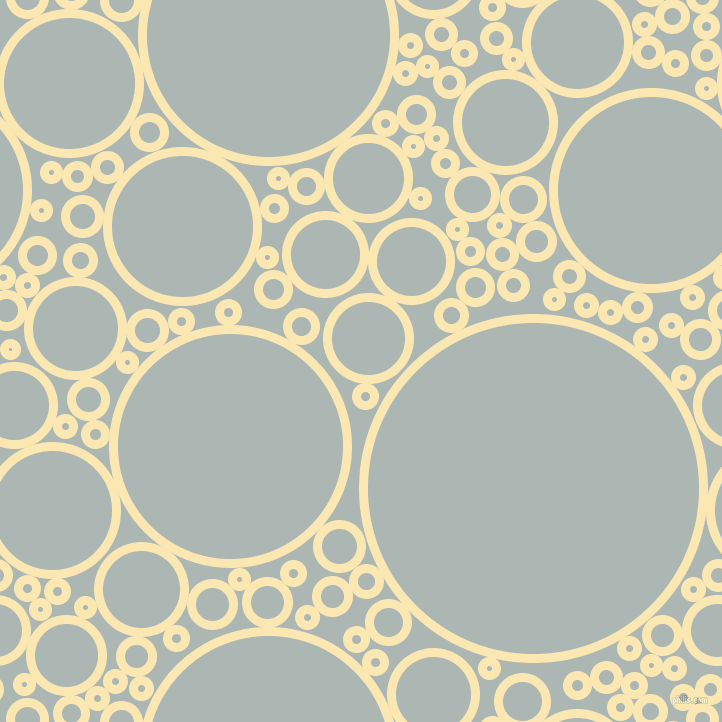 bubbles, circles, sponge, big, medium, small, 9 pixel line width, Banana Mania and Periglacial Blue circles bubbles sponge soap seamless tileable