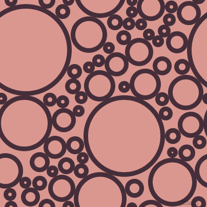 bubbles, circles, sponge, big, medium, small, 9 pixel line width, Barossa and Petite Orchid circles bubbles sponge soap seamless tileable