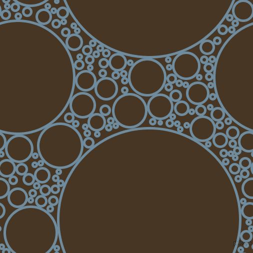 bubbles, circles, sponge, big, medium, small, 5 pixel line width, Bermuda Grey and Clinker circles bubbles sponge soap seamless tileable
