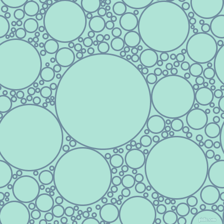 bubbles, circles, sponge, big, medium, small, 3 pixel line width, Bermuda Grey and Ice Cold circles bubbles sponge soap seamless tileable