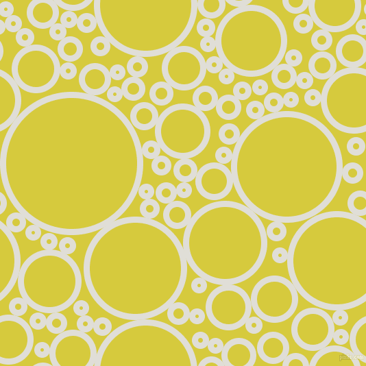 bubbles, circles, sponge, big, medium, small, 9 pixel line width, Black Haze and Wattle circles bubbles sponge soap seamless tileable