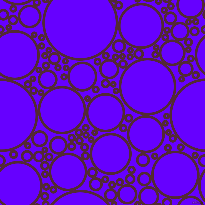bubbles, circles, sponge, big, medium, small, 9 pixel line width, Black Rose and Electric Indigo circles bubbles sponge soap seamless tileable