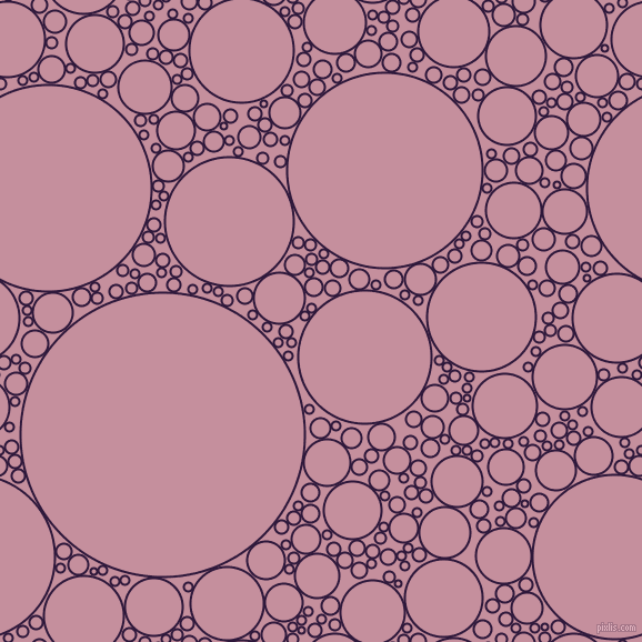 bubbles, circles, sponge, big, medium, small, 2 pixel line width, Blackcurrant and Viola circles bubbles sponge soap seamless tileable