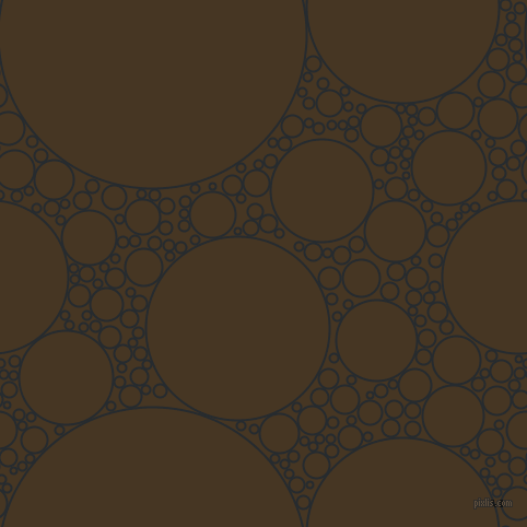 bubbles, circles, sponge, big, medium, small, 2 pixel line width, Blue Charcoal and Clinker circles bubbles sponge soap seamless tileable