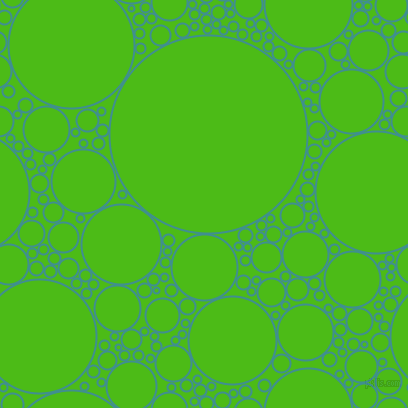 bubbles, circles, sponge, big, medium, small, 2 pixel line width, Blue Chill and Kelly Green circles bubbles sponge soap seamless tileable