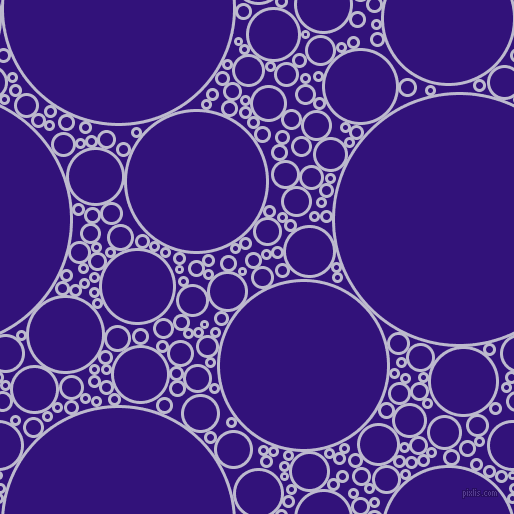 bubbles, circles, sponge, big, medium, small, 3 pixel line width, Blue Haze and Persian Indigo circles bubbles sponge soap seamless tileable