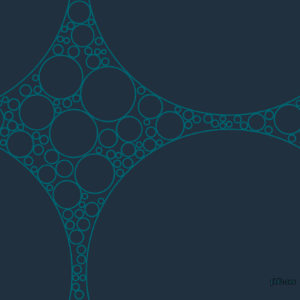 bubbles, circles, sponge, big, medium, small, 2 pixel line width, Blue Lagoon and Midnight circles bubbles sponge soap seamless tileable
