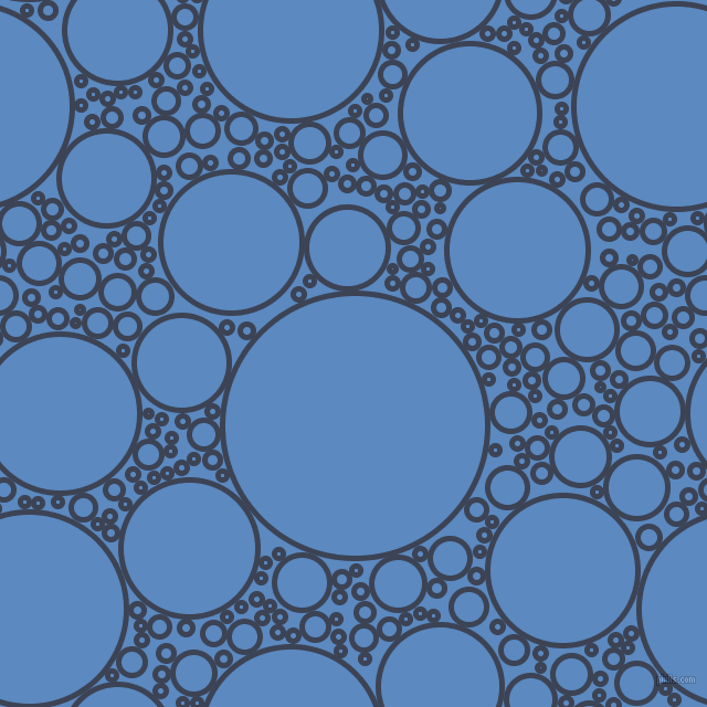 bubbles, circles, sponge, big, medium, small, 5 pixel line width, Blue Zodiac and Danube circles bubbles sponge soap seamless tileable