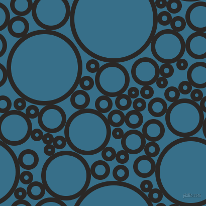 bubbles, circles, sponge, big, medium, small, 9 pixel line width, Bokara Grey and Astral circles bubbles sponge soap seamless tileable