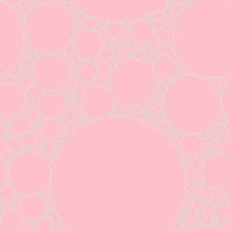 bubbles, circles, sponge, big, medium, small, 3 pixel line width, Bon Jour and Pink circles bubbles sponge soap seamless tileable