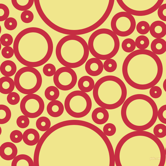 bubbles, circles, sponge, big, medium, small, 17 pixel line width, Brick Red and Khaki circles bubbles sponge soap seamless tileable