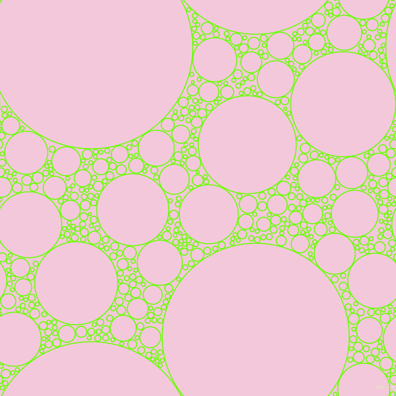 bubbles, circles, sponge, big, medium, small, 2 pixel line width, Bright Green and Classic Rose circles bubbles sponge soap seamless tileable