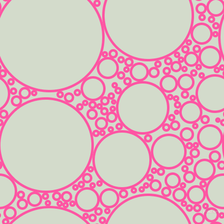 bubbles, circles, sponge, big, medium, small, 5 pixel line width, Brilliant Rose and Ottoman circles bubbles sponge soap seamless tileable