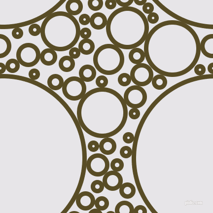 bubbles, circles, sponge, big, medium, small, 9 pixel line width, Bronze Olive and White Lilac circles bubbles sponge soap seamless tileable