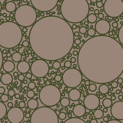 bubbles, circles, sponge, big, medium, small, 5 pixel line width, Bronzetone and Almond Frost circles bubbles sponge soap seamless tileable