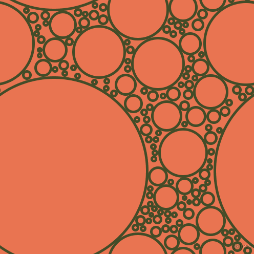 bubbles, circles, sponge, big, medium, small, 5 pixel line width, Bronzetone and Burnt Sienna circles bubbles sponge soap seamless tileable
