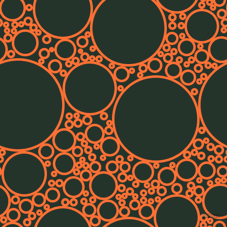 bubbles, circles, sponge, big, medium, small, 5 pixel line width, Burnt Orange and Holly circles bubbles sponge soap seamless tileable