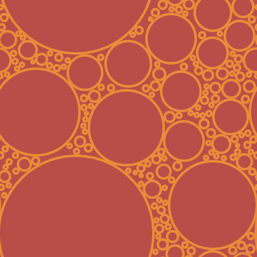 bubbles, circles, sponge, big, medium, small, 5 pixel line width, California and Chestnut circles bubbles sponge soap seamless tileable
