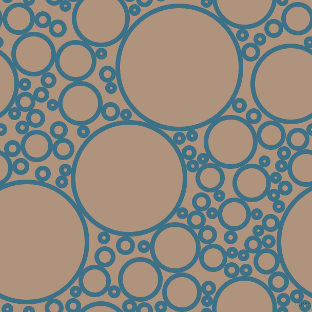 bubbles, circles, sponge, big, medium, small, 9 pixel line width, Calypso and Sandrift circles bubbles sponge soap seamless tileable