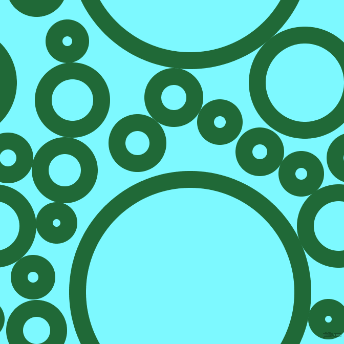 bubbles, circles, sponge, big, medium, small, 33 pixel line width, Camarone and Electric Blue circles bubbles sponge soap seamless tileable