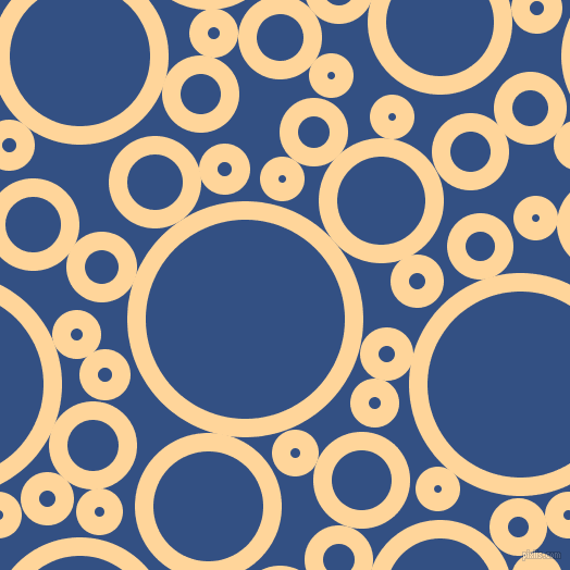 bubbles, circles, sponge, big, medium, small, 17 pixel line width, Caramel and Fun Blue circles bubbles sponge soap seamless tileable