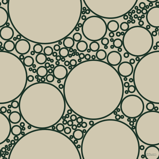 bubbles, circles, sponge, big, medium, small, 5 pixel line width, Cardin Green and Parchment circles bubbles sponge soap seamless tileable