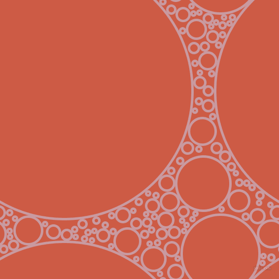bubbles, circles, sponge, big, medium, small, 5 pixel line width, Careys Pink and Dark Coral circles bubbles sponge soap seamless tileable