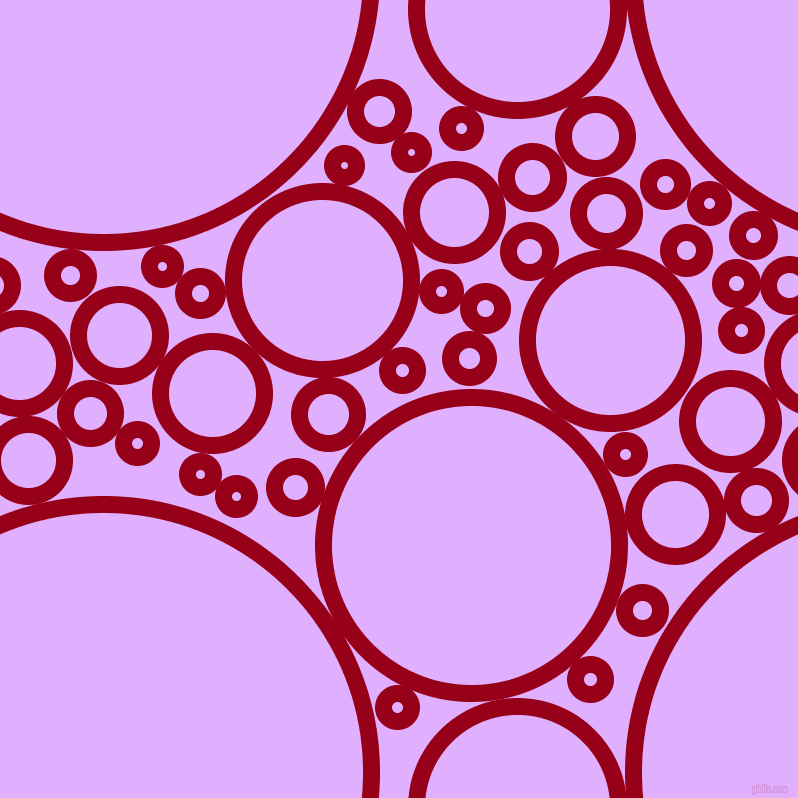 bubbles, circles, sponge, big, medium, small, 17 pixel line width, Carmine and Mauve circles bubbles sponge soap seamless tileable