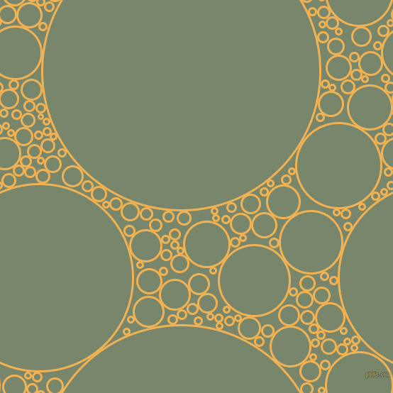 bubbles, circles, sponge, big, medium, small, 3 pixel line widthCasablanca and Camouflage Green circles bubbles sponge soap seamless tileable