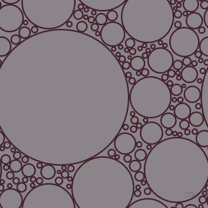 bubbles, circles, sponge, big, medium, small, 3 pixel line width, Castro and Taupe Grey circles bubbles sponge soap seamless tileable