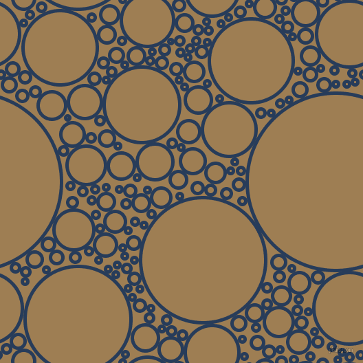 bubbles, circles, sponge, big, medium, small, 5 pixel line width, Catalina Blue and Muesli circles bubbles sponge soap seamless tileable