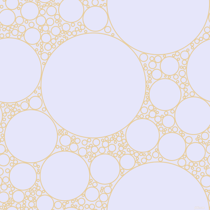 bubbles, circles, sponge, big, medium, small, 3 pixel line width, Chamois and Lavender circles bubbles sponge soap seamless tileable