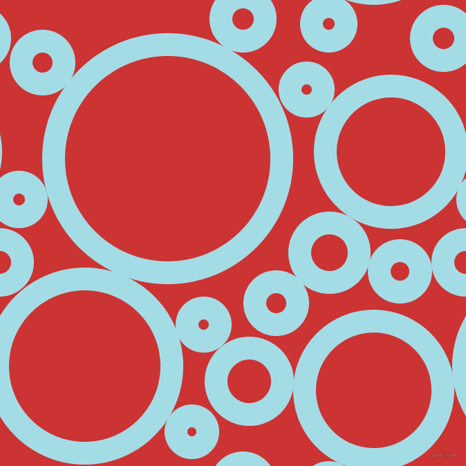 bubbles, circles, sponge, big, medium, small, 33 pixel line width, Charlotte and Persian Red circles bubbles sponge soap seamless tileable