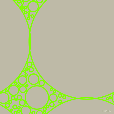 bubbles, circles, sponge, big, medium, small, 5 pixel line width, Chartreuse and Ash circles bubbles sponge soap seamless tileable