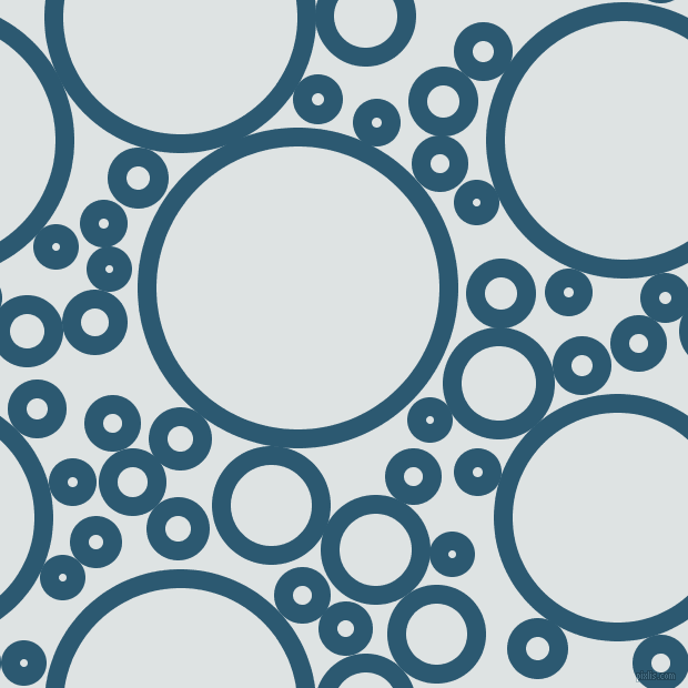 bubbles, circles, sponge, big, medium, small, 17 pixel line width, Chathams Blue and Zircon circles bubbles sponge soap seamless tileable