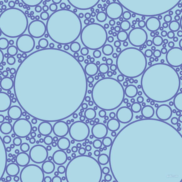 bubbles, circles, sponge, big, medium, small, 5 pixel line width, Chetwode Blue and Light Blue circles bubbles sponge soap seamless tileable